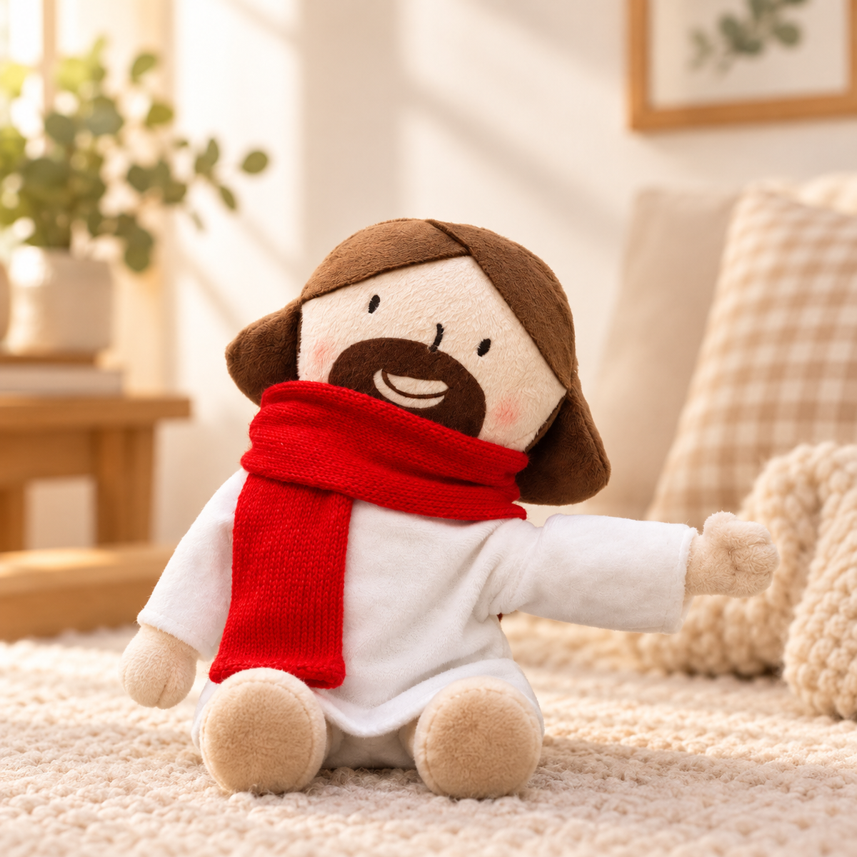 Hand-Knitted Jesus Doll — A Gentle Reminder of Love and Faith