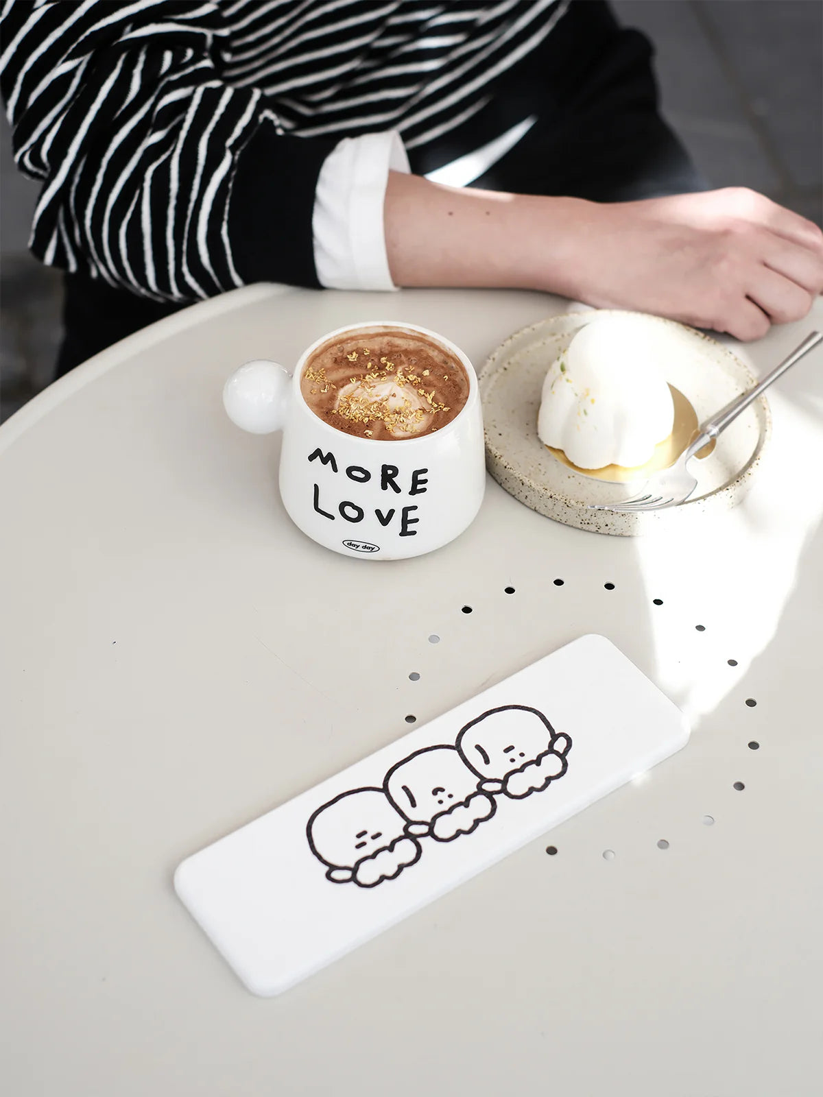 "More Love" Mug with Spherical Handle