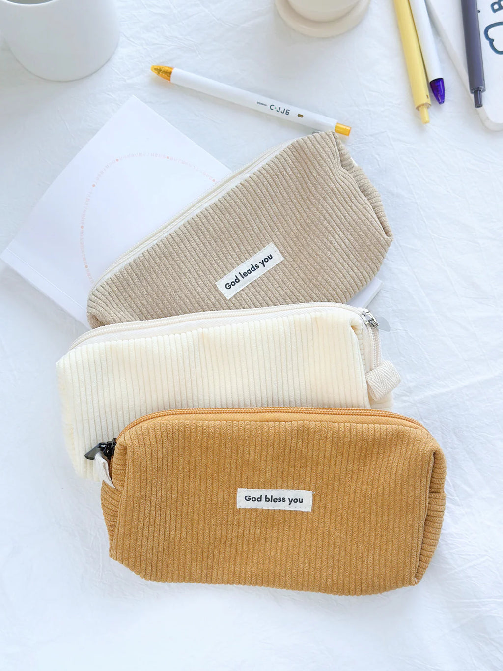 Light & Salt Living · Corduroy Pencil & Purpose Organizer
