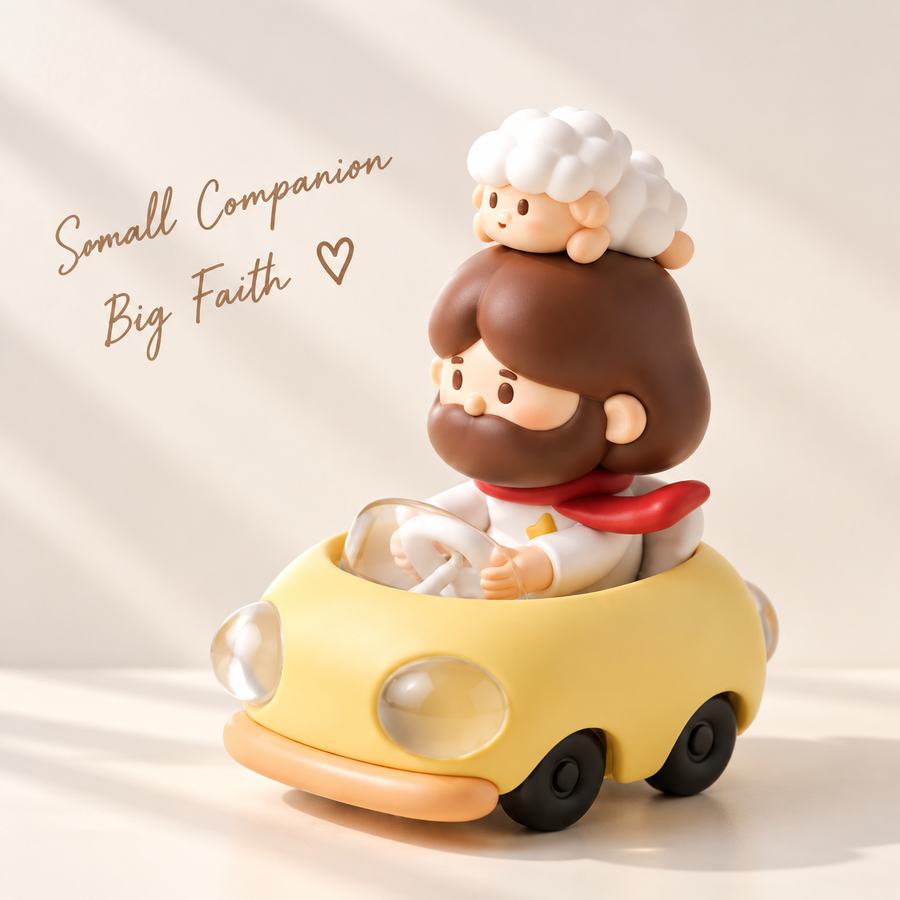 Faith Journey Series – Little Pilgrim Car Figurine
