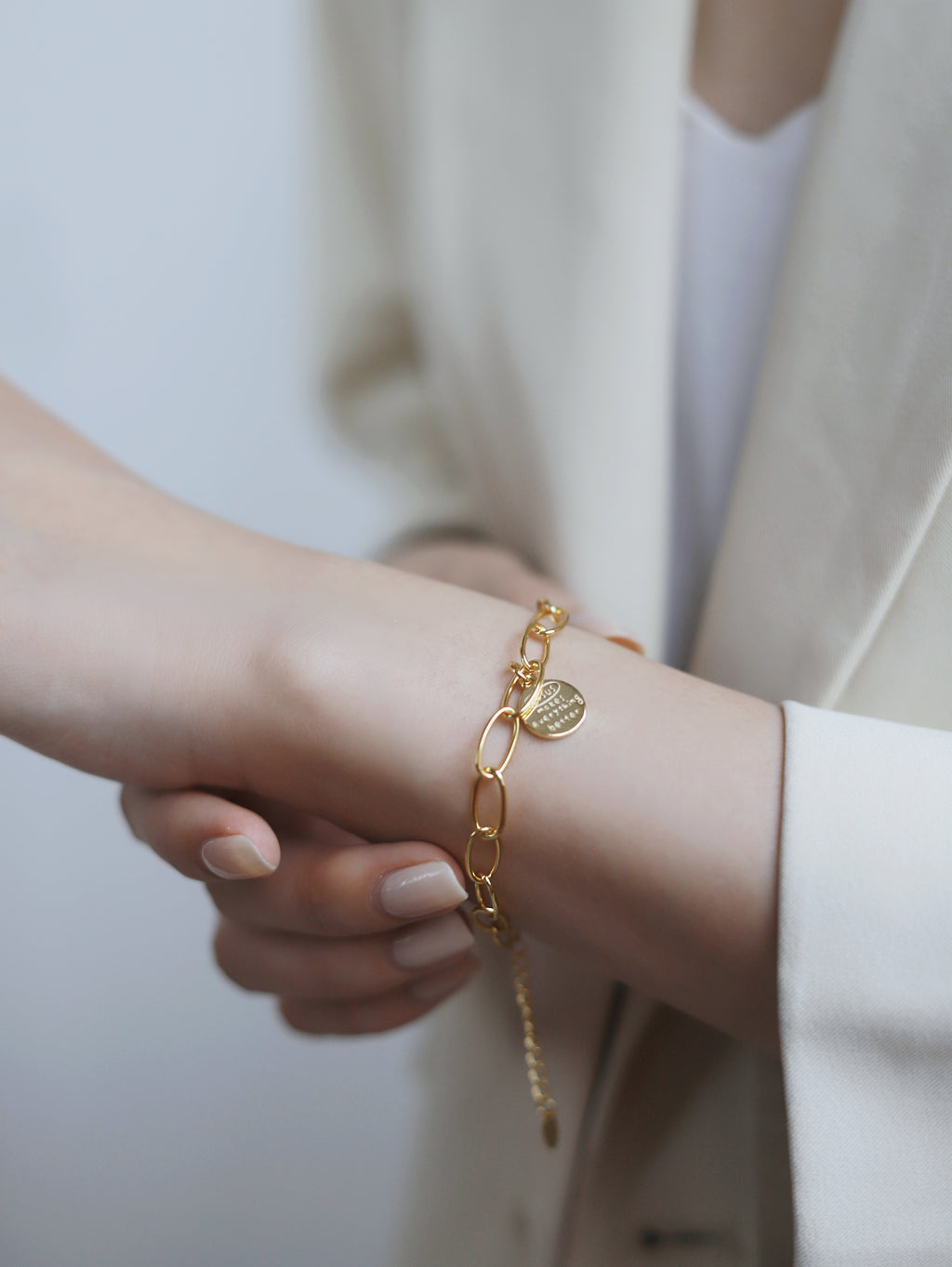 Light & Salt Living · Original "Love Always" S925 Sterling Silver Minimalist Bracelet