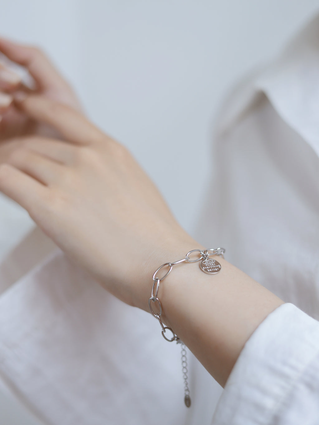 Light & Salt Living · Original "Love Always" S925 Sterling Silver Minimalist Bracelet
