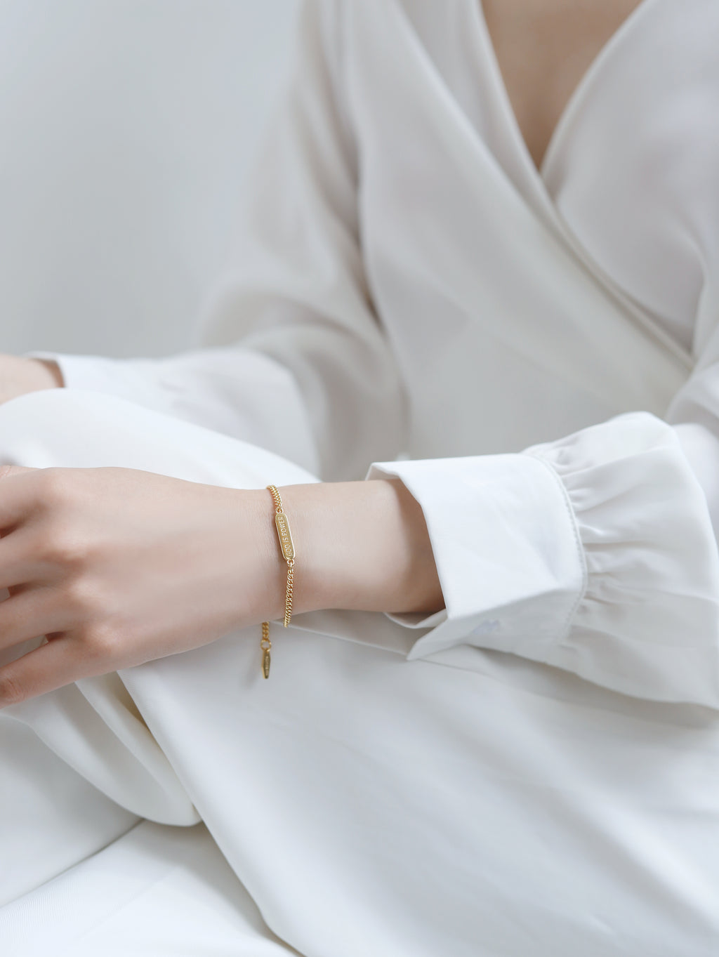 Light & Salt Living · Original "God is Power" S925 Sterling Silver Minimalist Bracelet