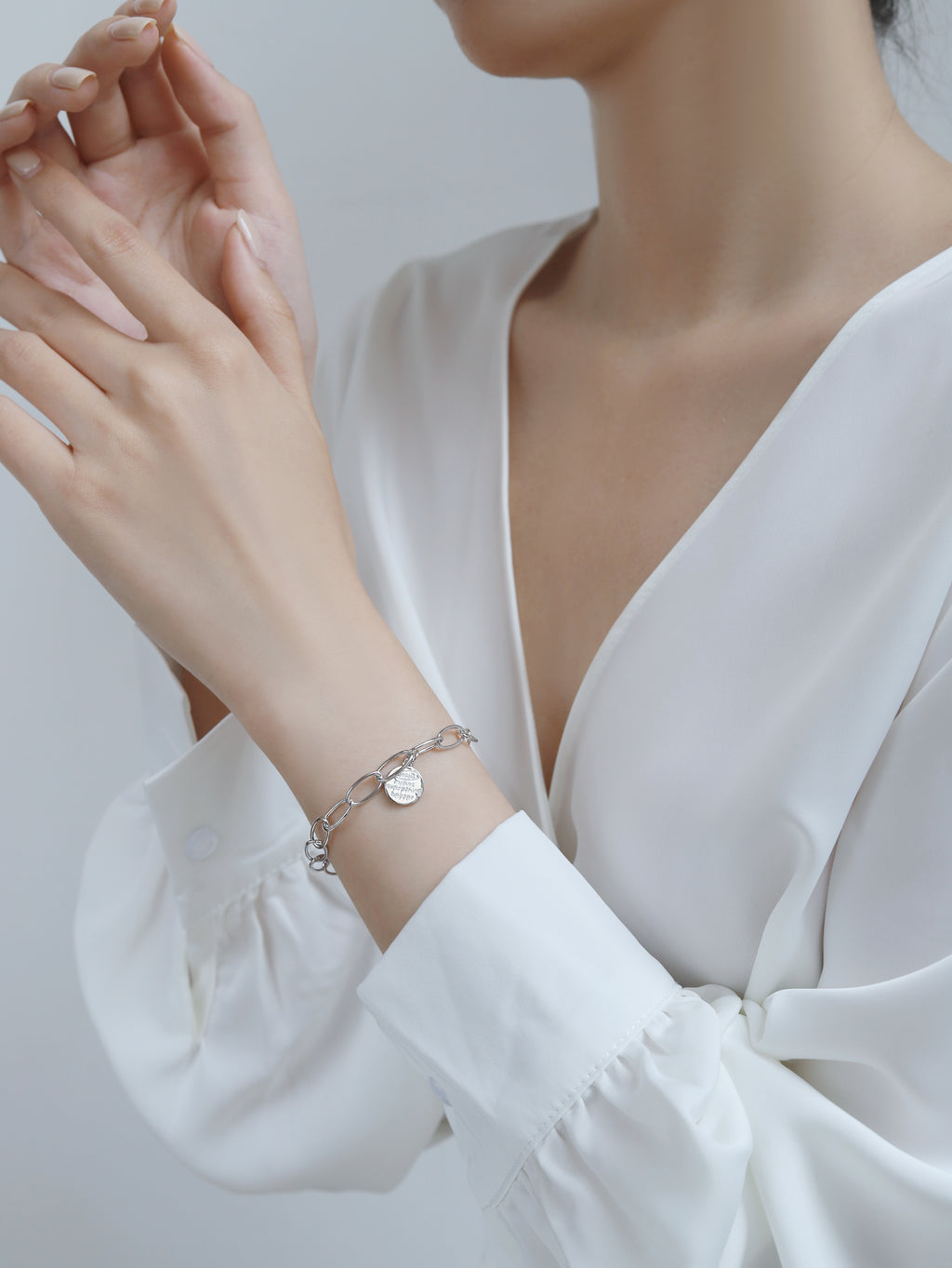 Light & Salt Living · Original "Love Always" S925 Sterling Silver Minimalist Bracelet