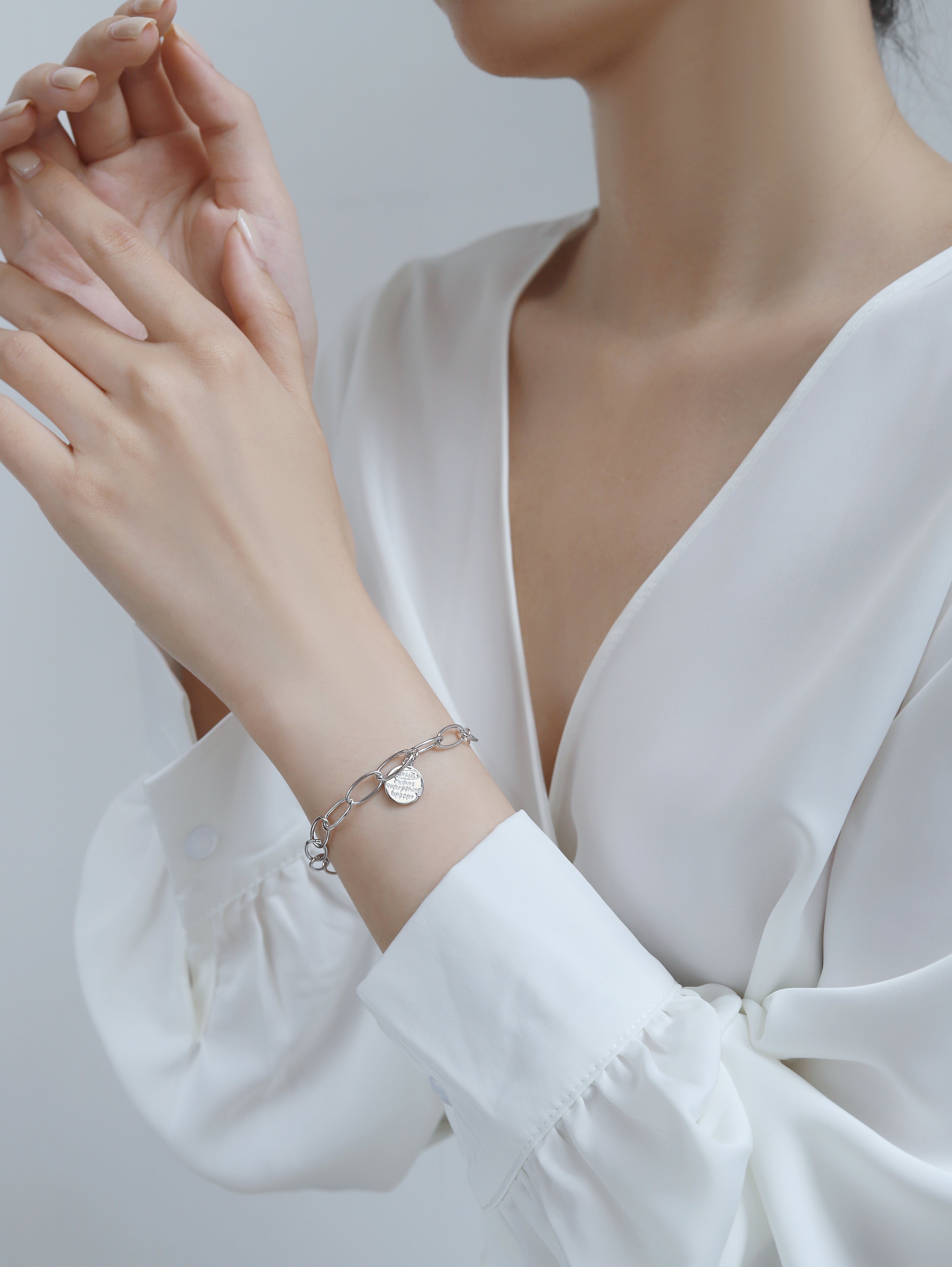 Light & Salt Living · Original "Love Always" S925 Sterling Silver Minimalist Bracelet