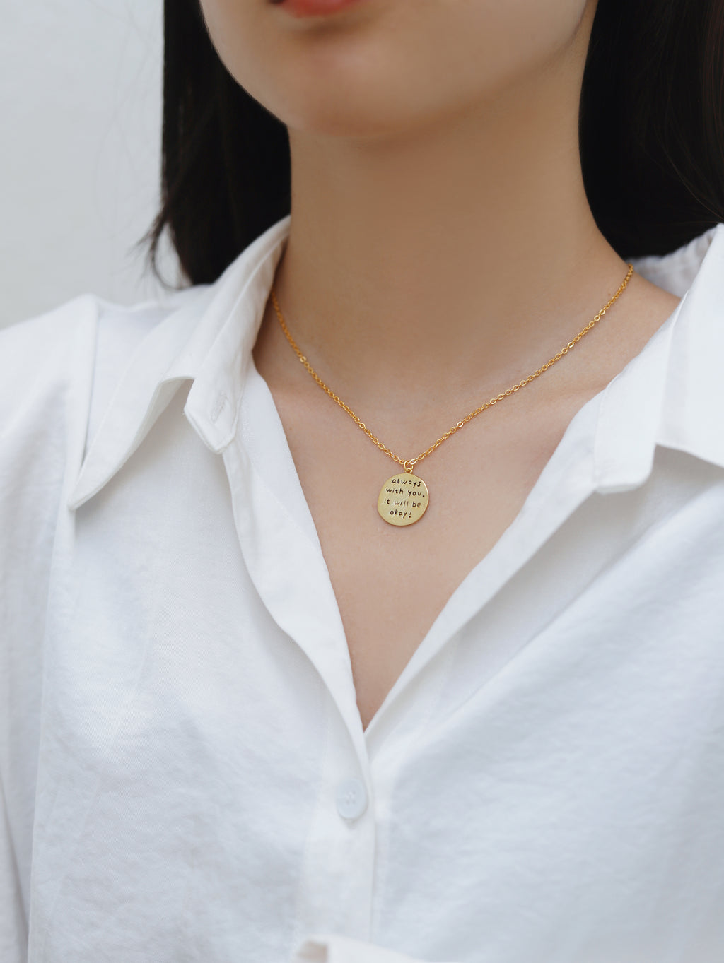 Light & Salt Living · Original "Embrace" Gold Plated Necklace