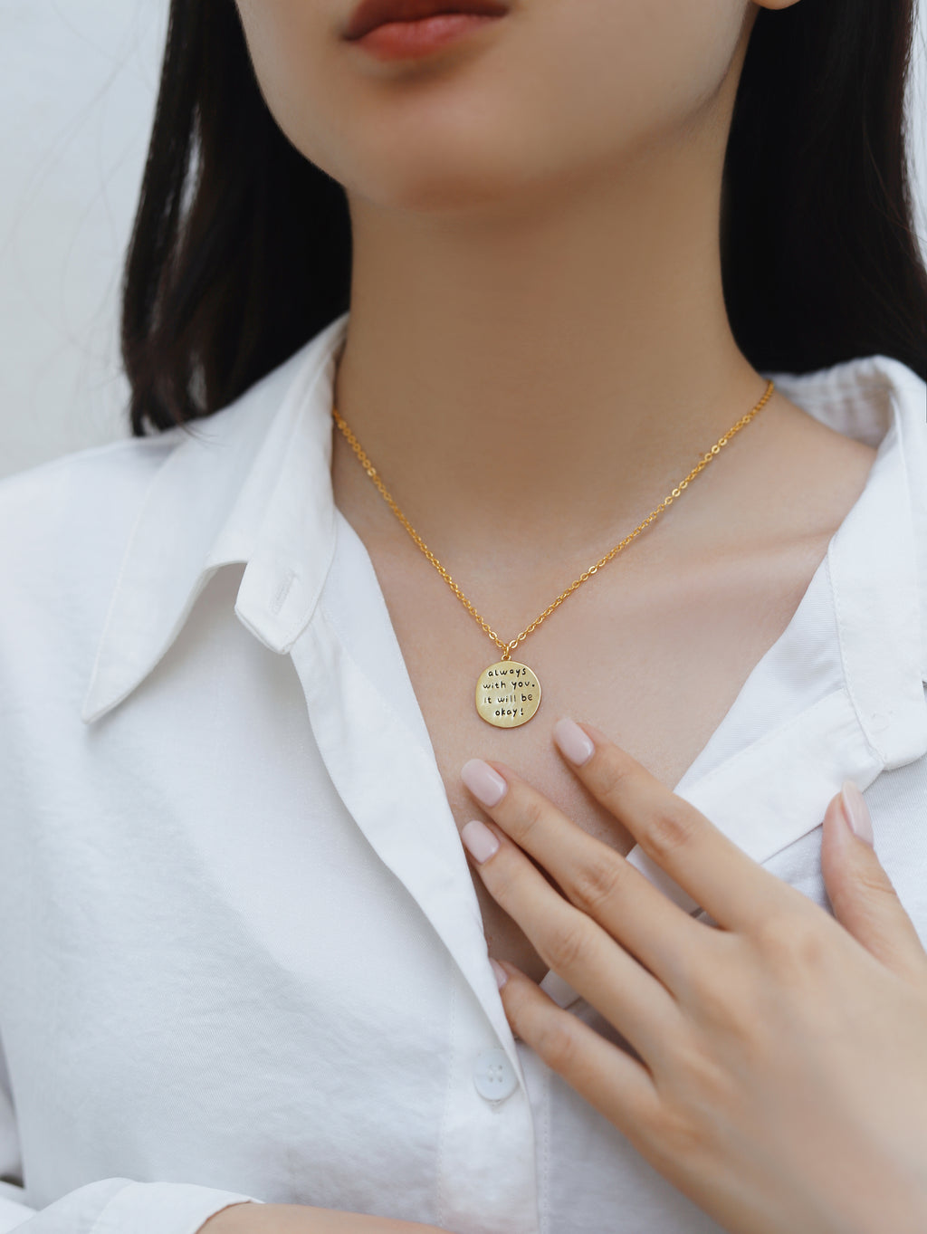 Light & Salt Living · Original "Embrace" Gold Plated Necklace