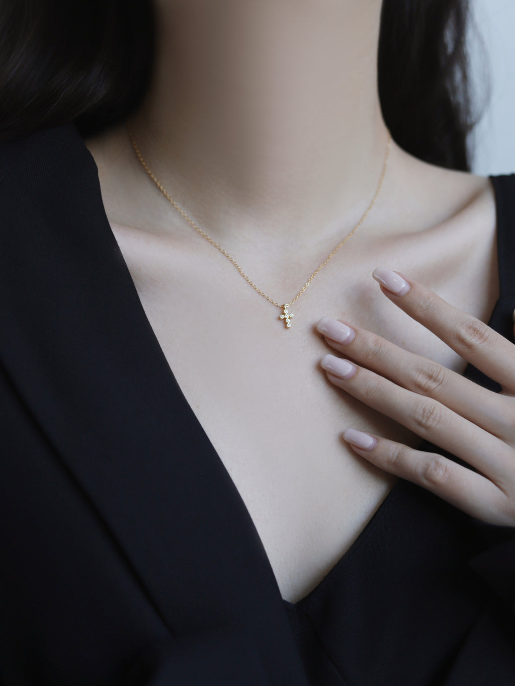 Light & Salt Living · Original Gold Plated Cross Necklace
