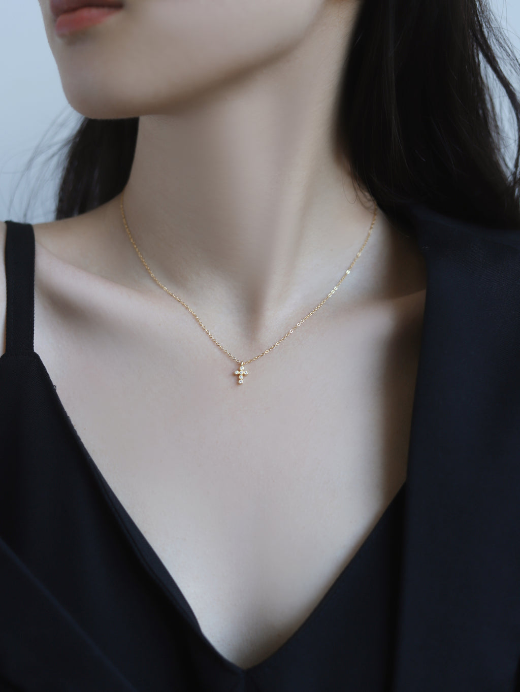Light & Salt Living · Original Gold Plated Cross Necklace