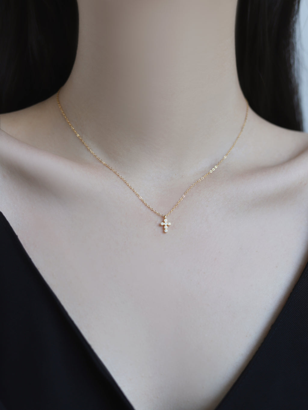 Light & Salt Living · Original Gold Plated Cross Necklace