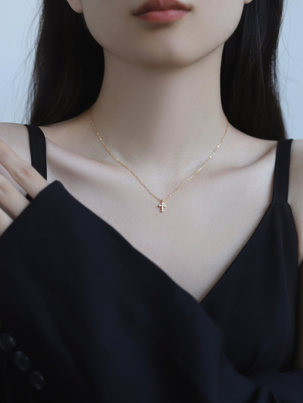 Light & Salt Living · Original Gold Plated Cross Necklace