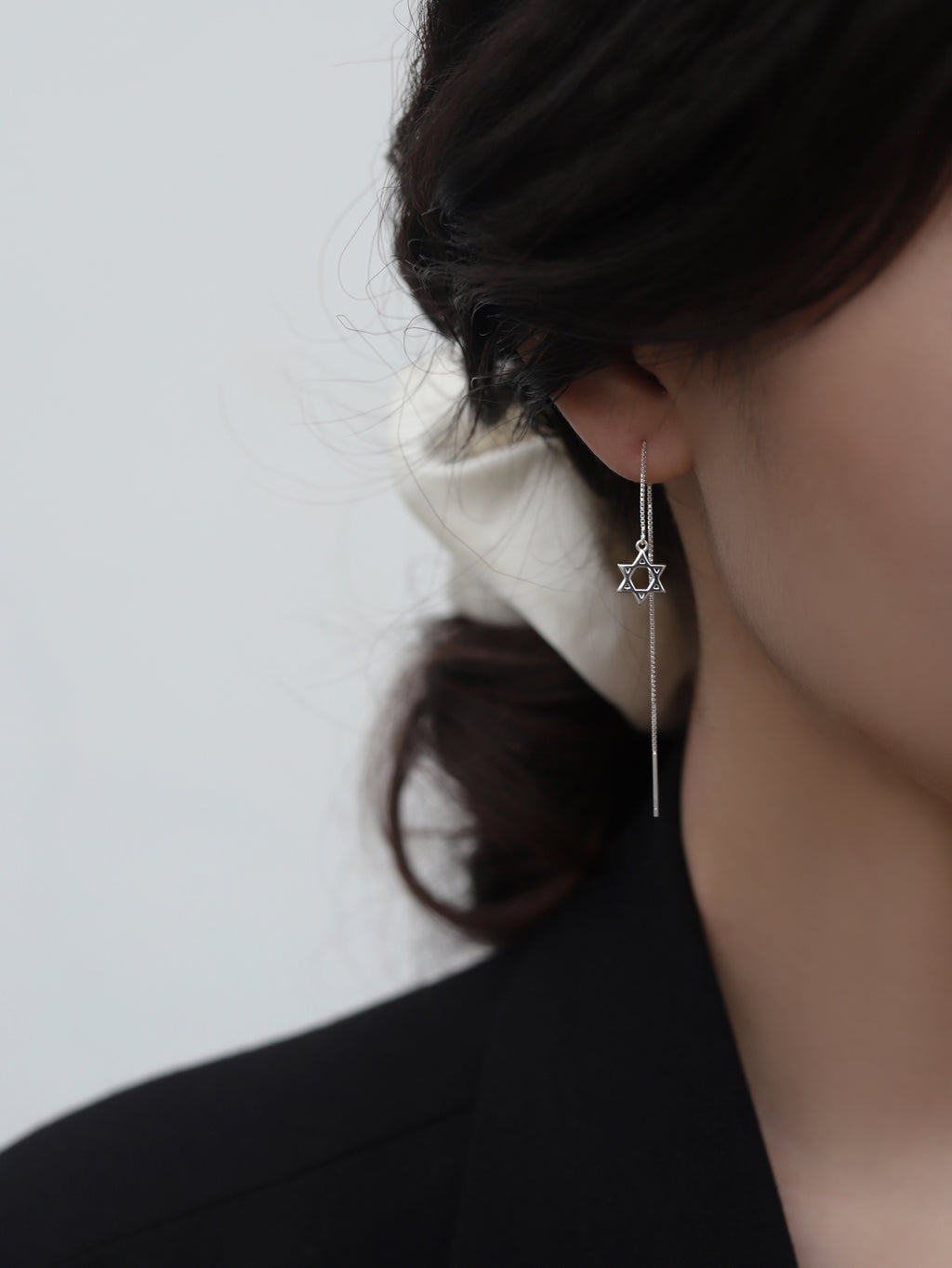 Light & Salt Living · Original S925 Sterling Silver Hexagram Minimalist Earrings