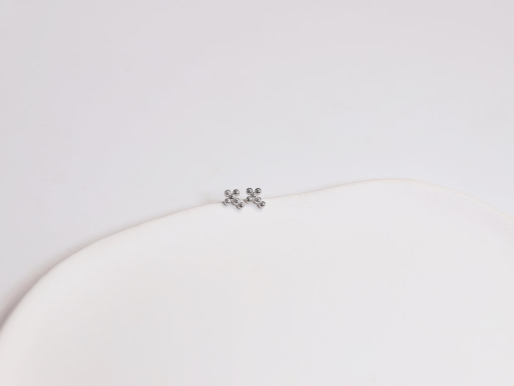 Light & Salt Living · 925 Sterling Silver Ear Pendant & Threader Set — Star of David, Blessing Israel