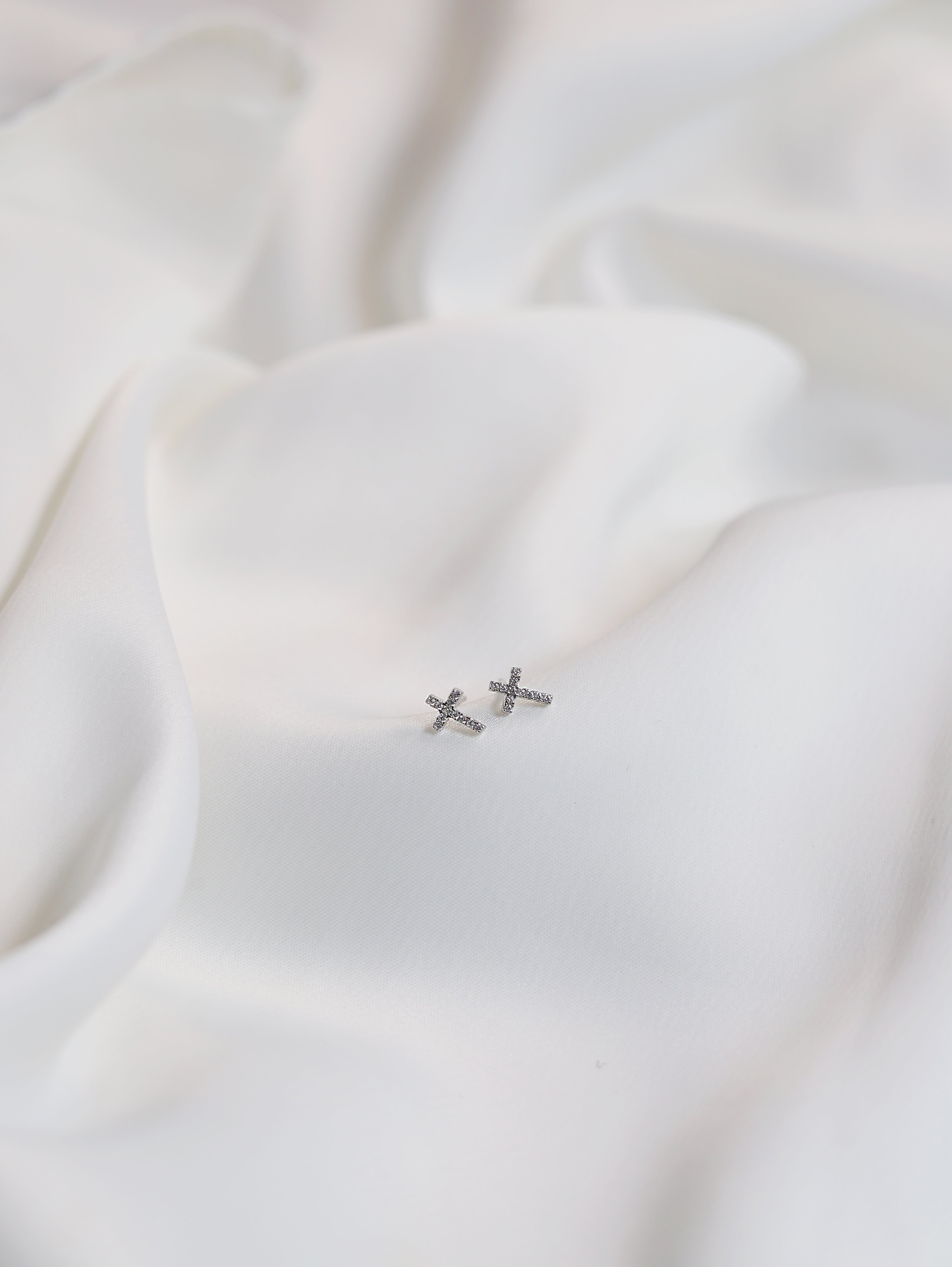 Light & Salt Living · 925 Sterling Silver Ear Pendant & Threader Set — Star of David, Blessing Israel