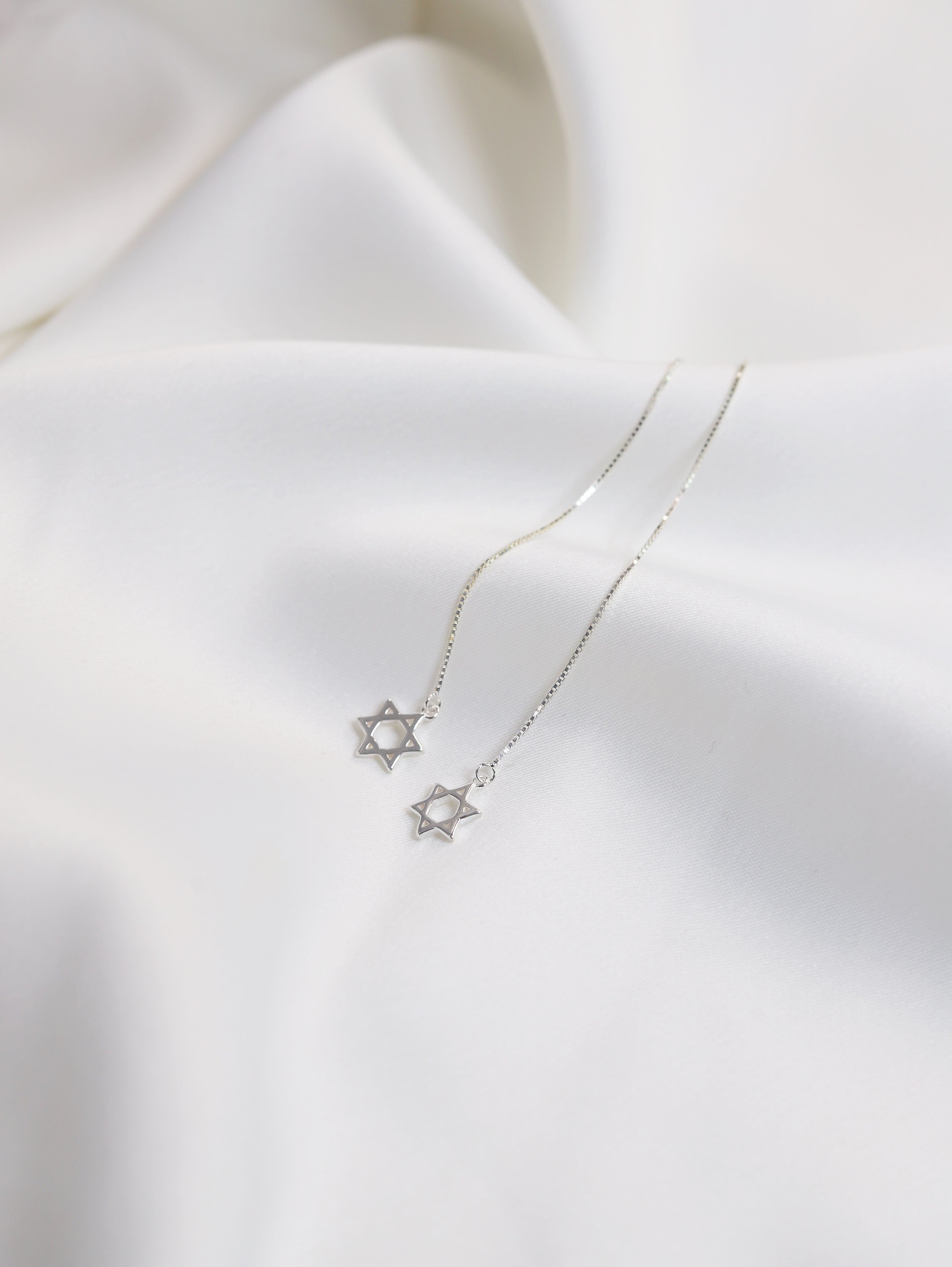 Light & Salt Living · Original S925 Sterling Silver Hexagram Minimalist Earrings