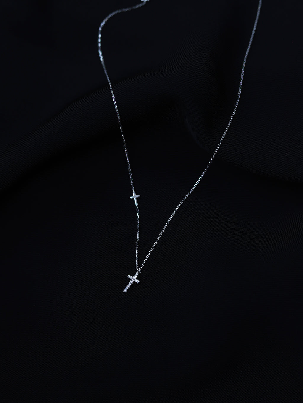 Light & Salt Living · Original S925 Sterling Silver Gentle Cross Collarbone Necklace