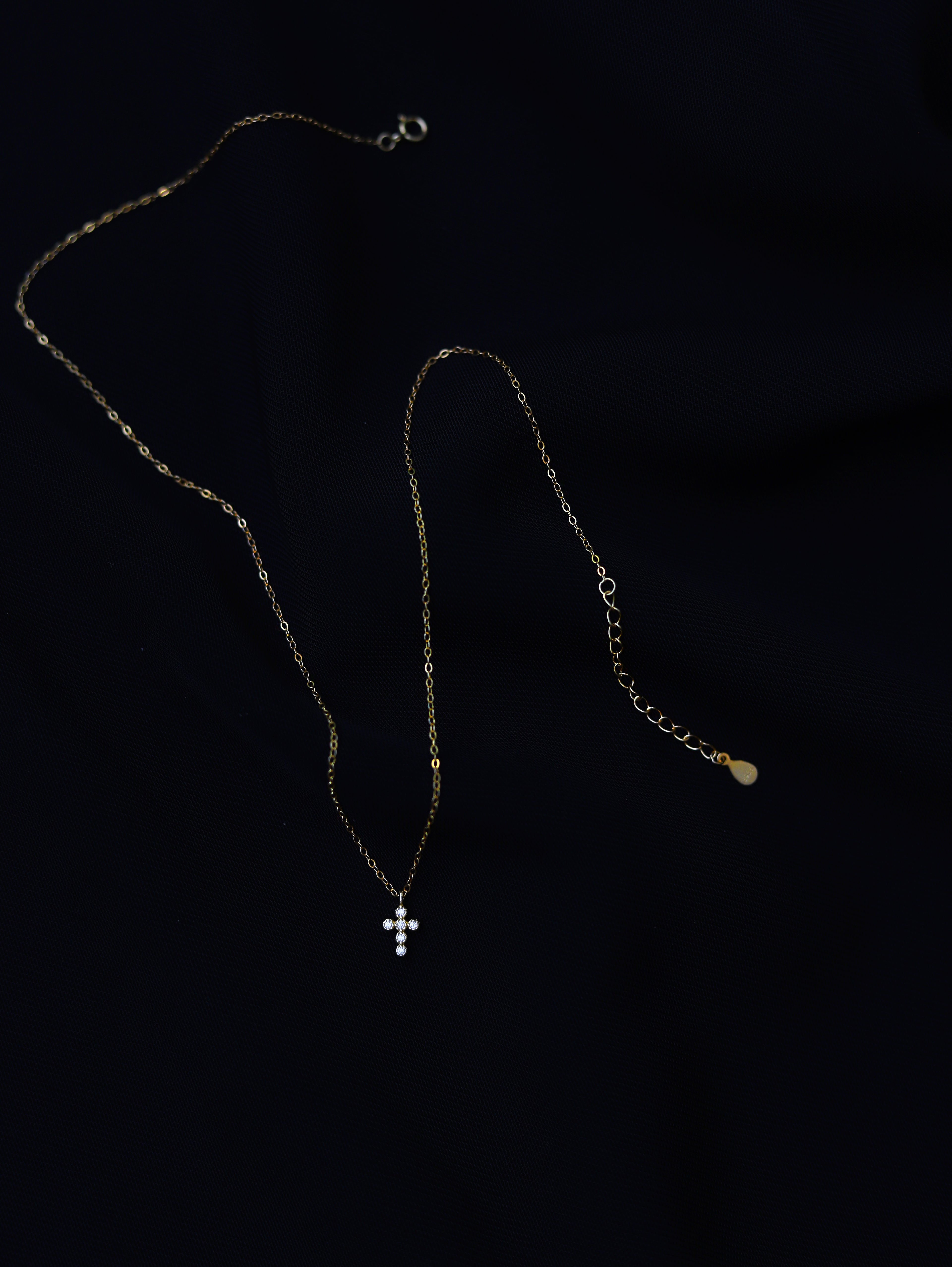 Light & Salt Living · Original Gold Plated Cross Necklace