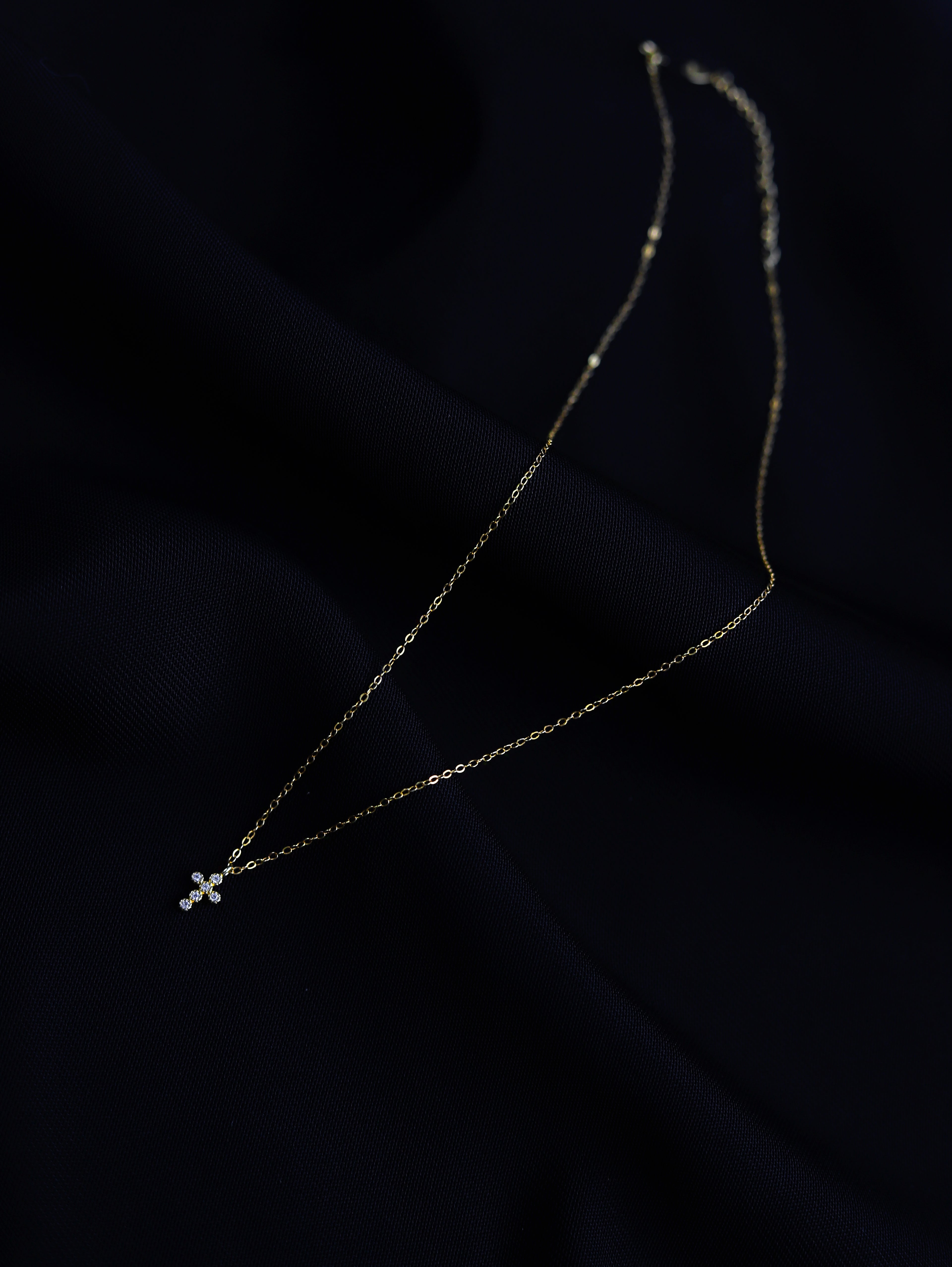 Light & Salt Living · Original Gold Plated Cross Necklace