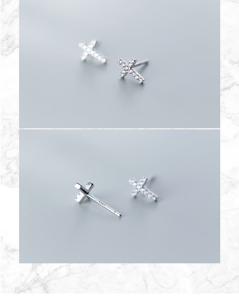 S925 Sterling Silver Versatile Minimalist Stud Earrings — Petite, Elegant, and Unique