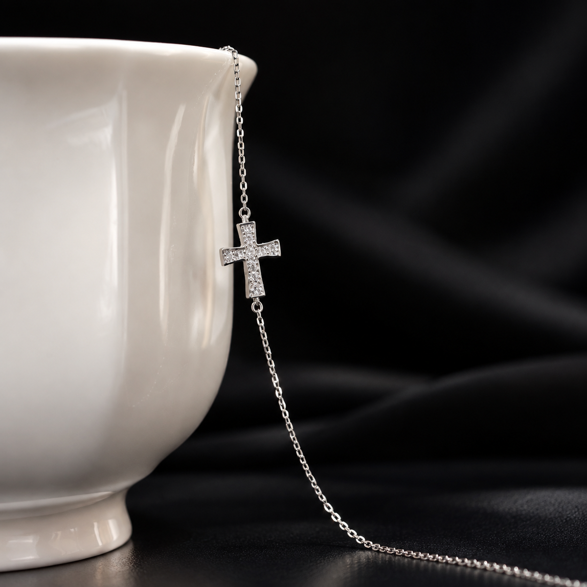 Grace Cross Necklace — A Delicate Symbol of Faith