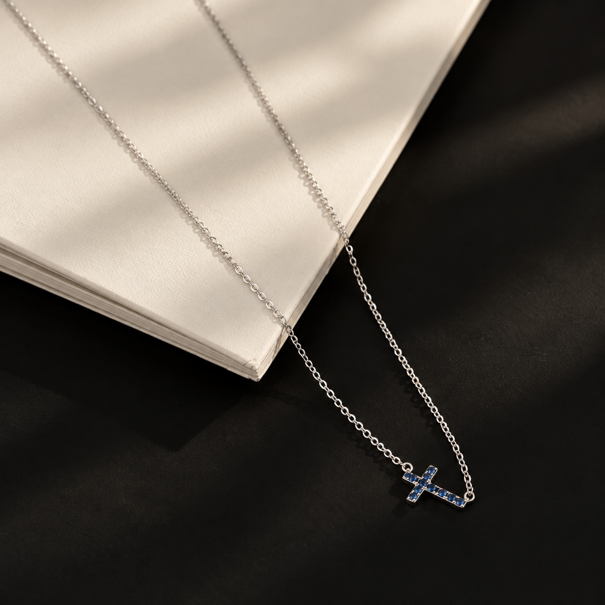 Radiant Cross Necklace — A Sparkle of Faith & Grace