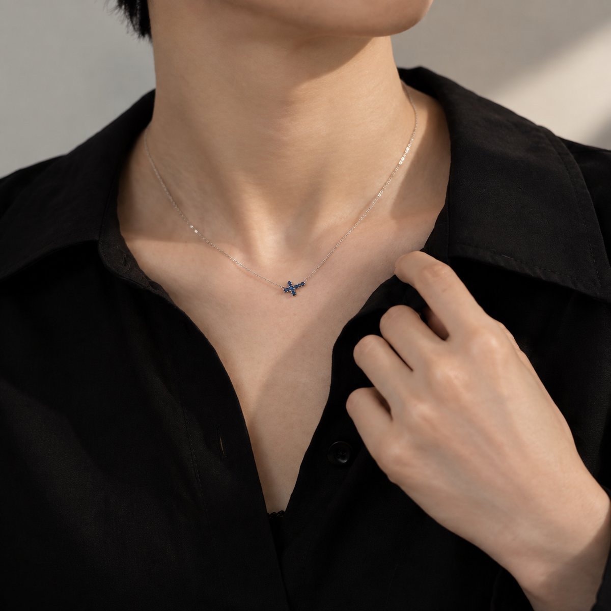 Radiant Cross Necklace — A Sparkle of Faith & Grace