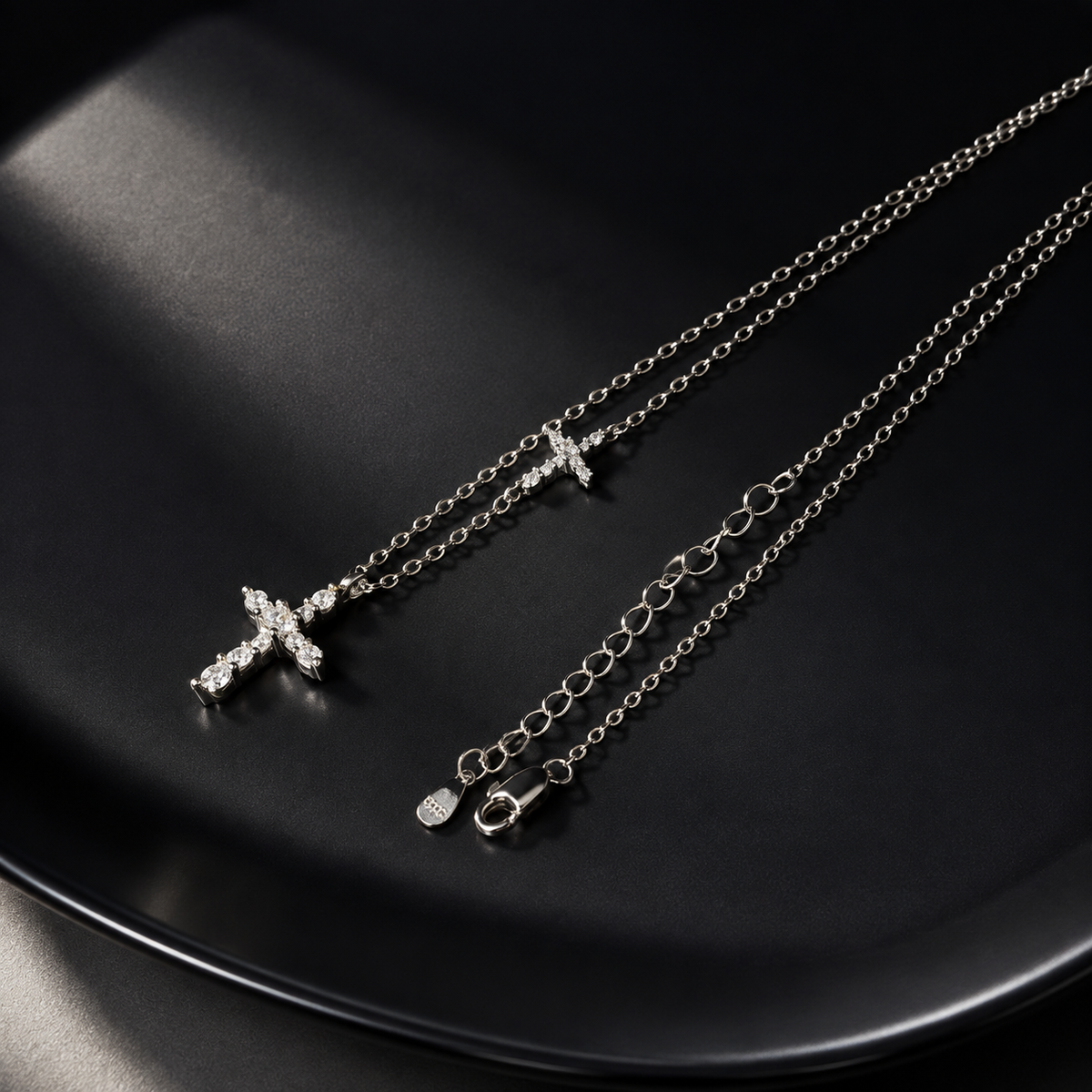 Radiant Cross Necklace — A Sparkle of Faith & Grace
